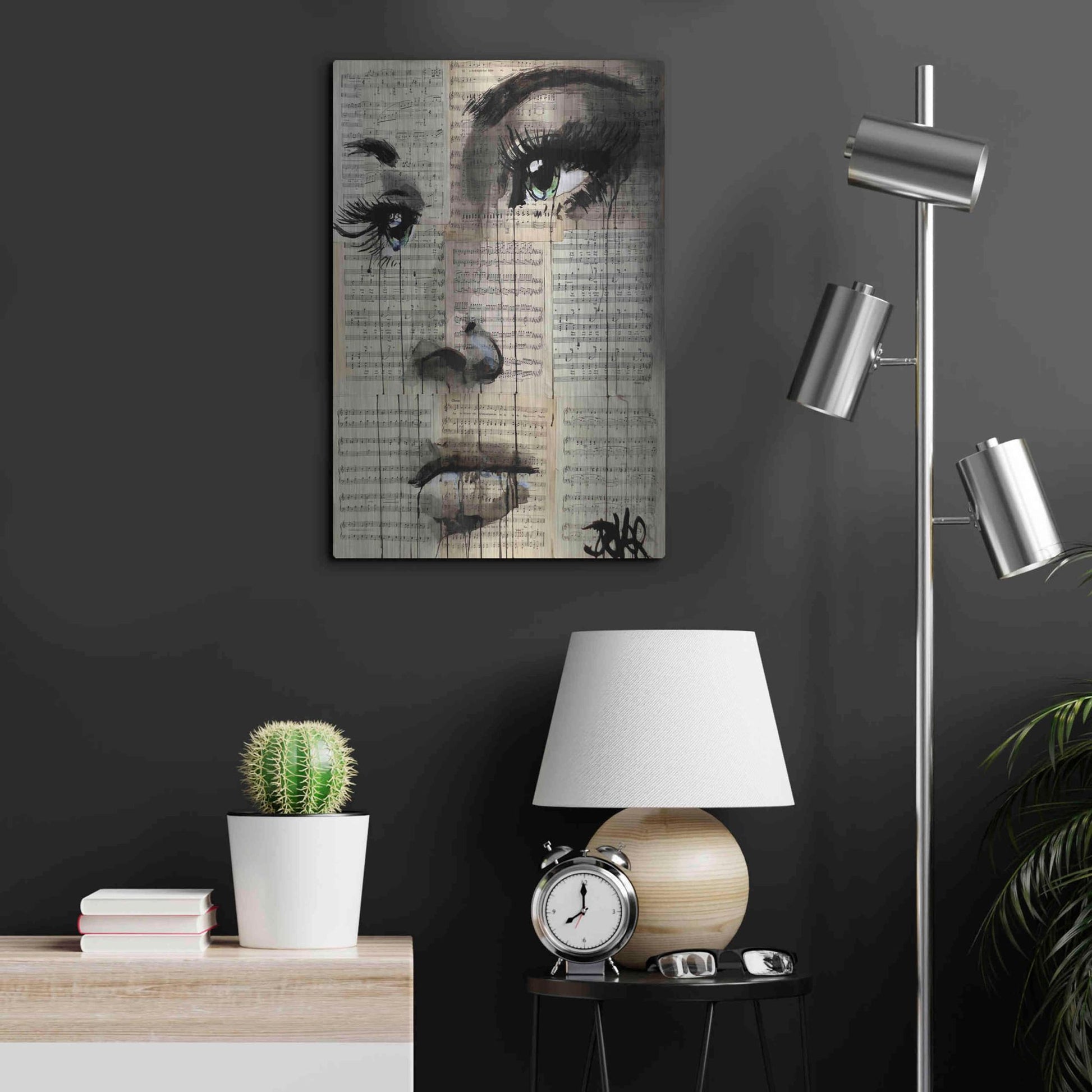 Luxe Metal Art 'Shore' by Loui Jover, Metal Wall Art,16x24