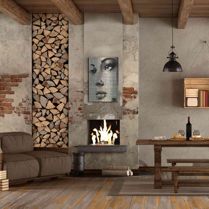 Luxe Metal Art 'Shore' by Loui Jover, Metal Wall Art,24x36