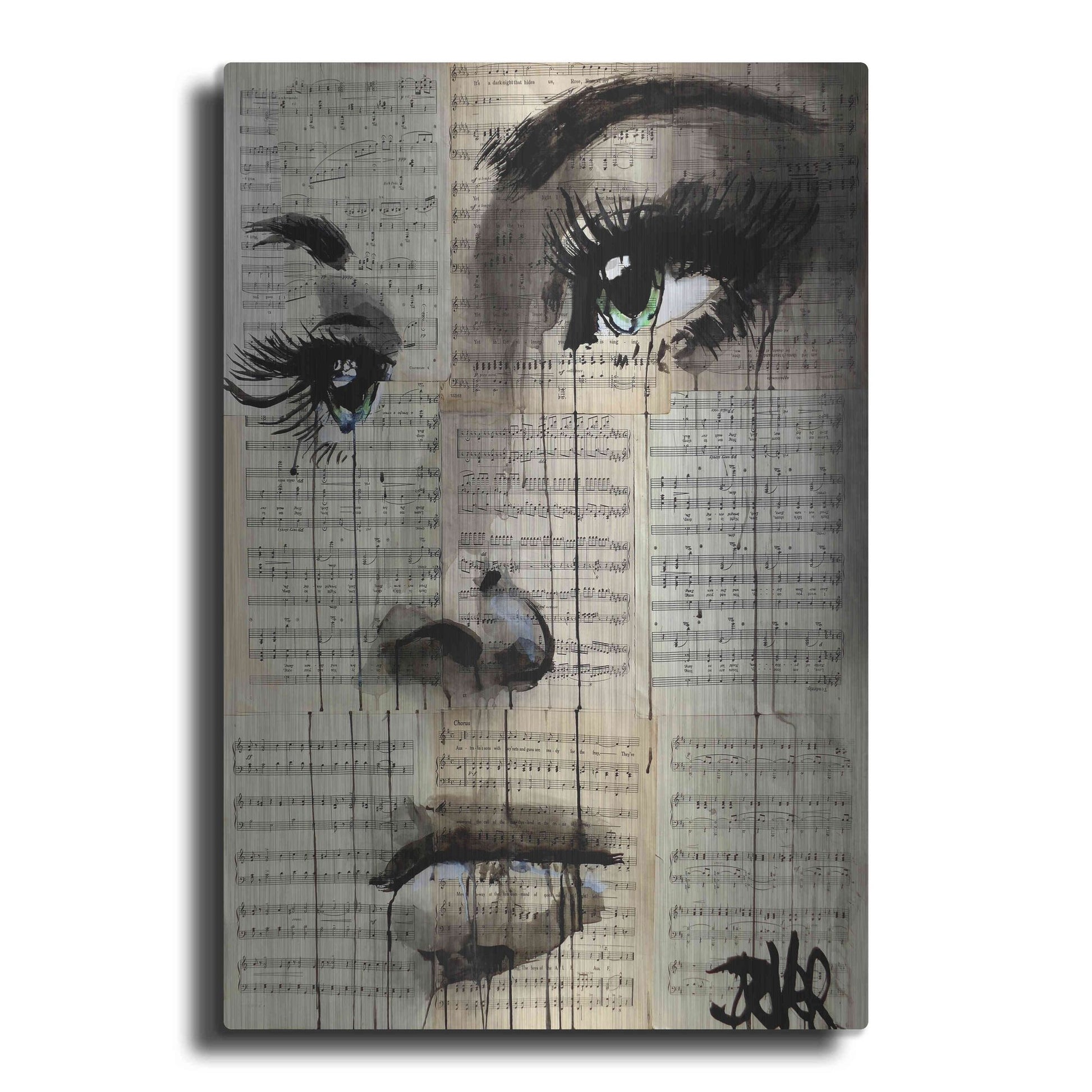 Luxe Metal Art 'Shore' by Loui Jover, Metal Wall Art