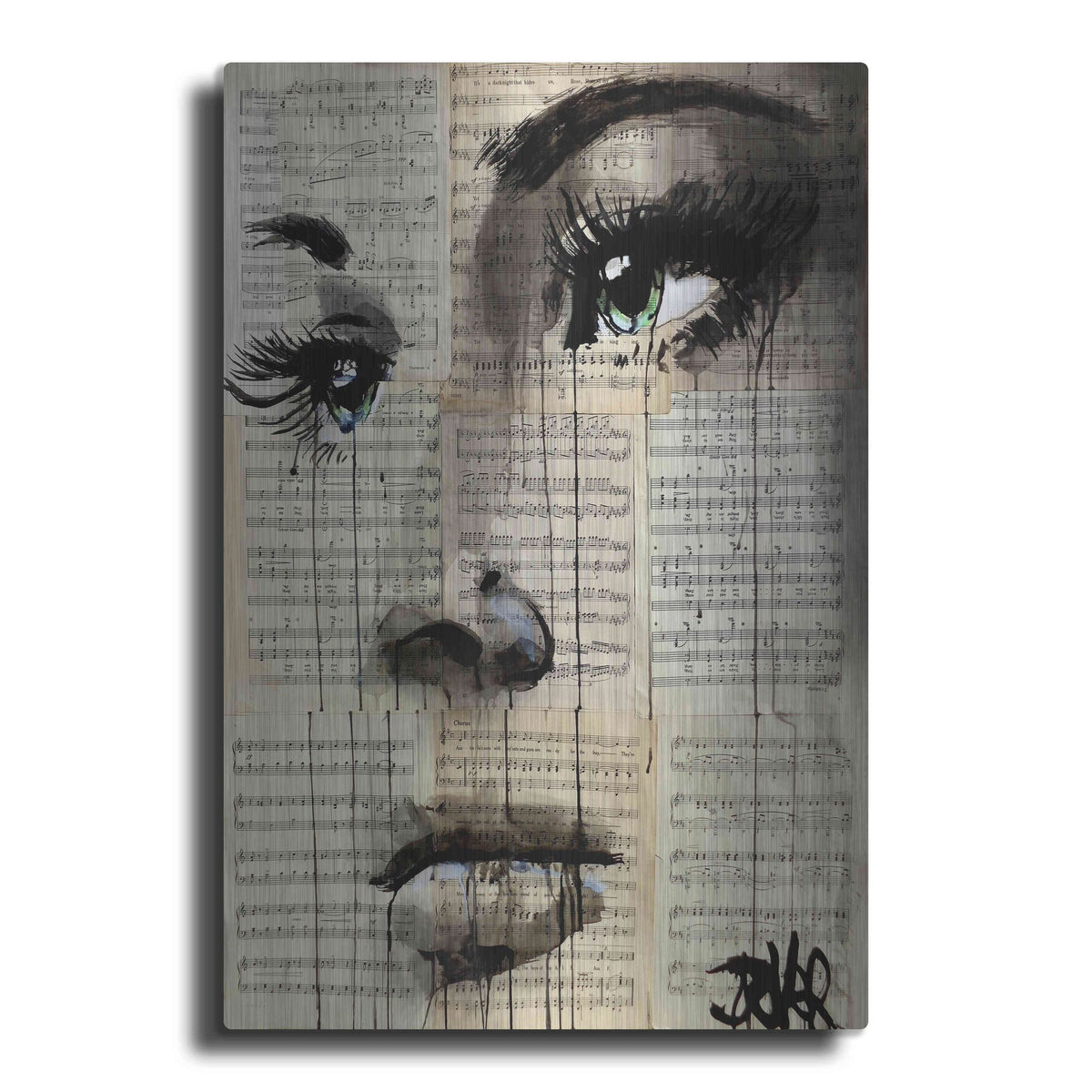Luxe Metal Art 'Shore' by Loui Jover, Metal Wall Art