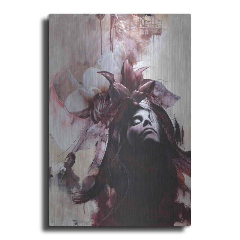 'Imperfection Red' by Design Fabrikken – Metal Wall Art