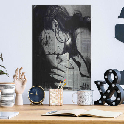 Luxe Metal Art 'Soul Kiss' by Loui Jover, Metal Wall Art,12x16