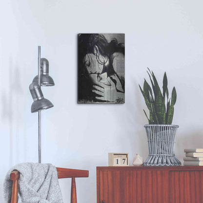 Luxe Metal Art 'Soul Kiss' by Loui Jover, Metal Wall Art,16x24