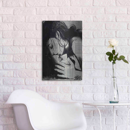 Luxe Metal Art 'Soul Kiss' by Loui Jover, Metal Wall Art,16x24