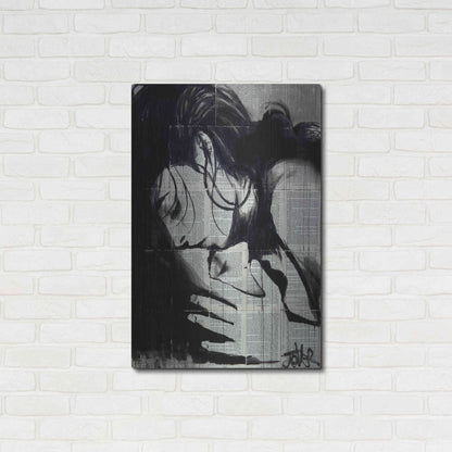 Luxe Metal Art 'Soul Kiss' by Loui Jover, Metal Wall Art,24x36