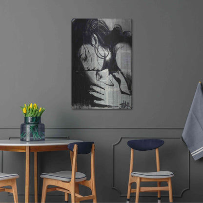 Luxe Metal Art 'Soul Kiss' by Loui Jover, Metal Wall Art,24x36