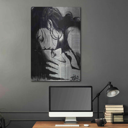 Luxe Metal Art 'Soul Kiss' by Loui Jover, Metal Wall Art,24x36