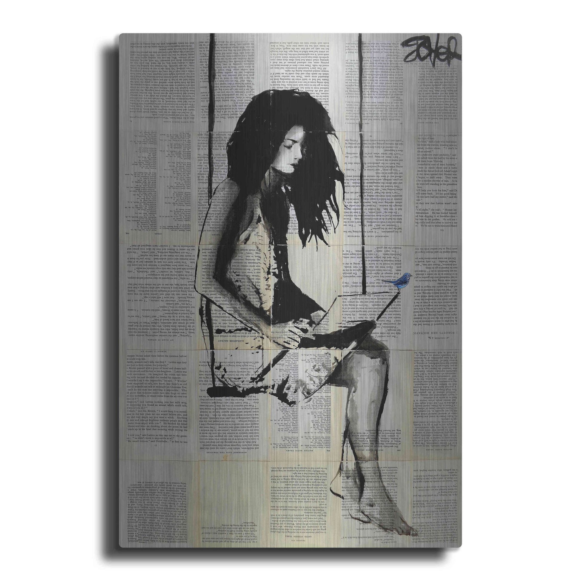 Luxe Metal Art 'Spell' by Loui Jover, Metal Wall Art