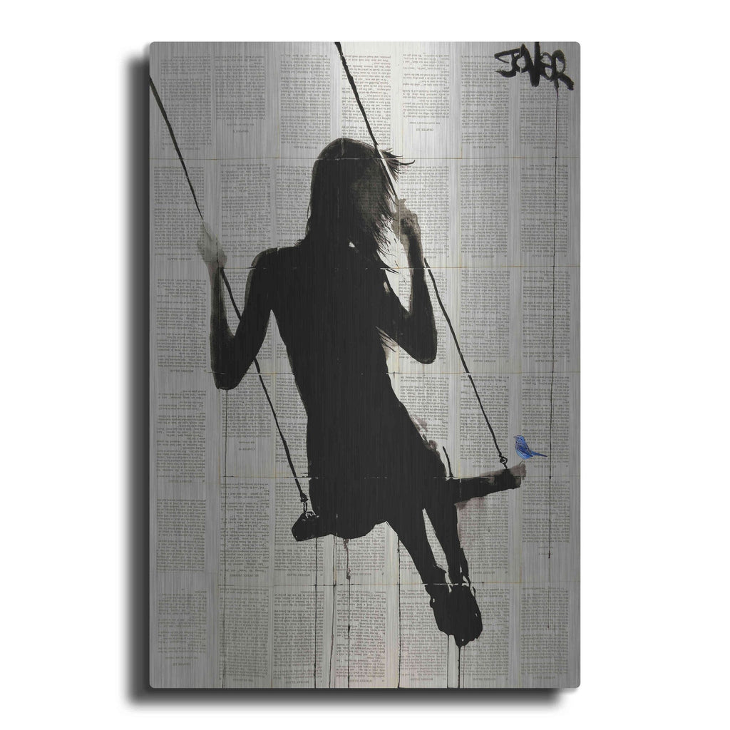 Luxe Metal Art 'The Freedom of Sometimes' by Loui Jover, Metal Wall Art