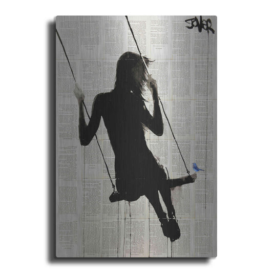 Luxe Metal Art 'The Freedom of Sometimes' by Loui Jover, Metal Wall Art