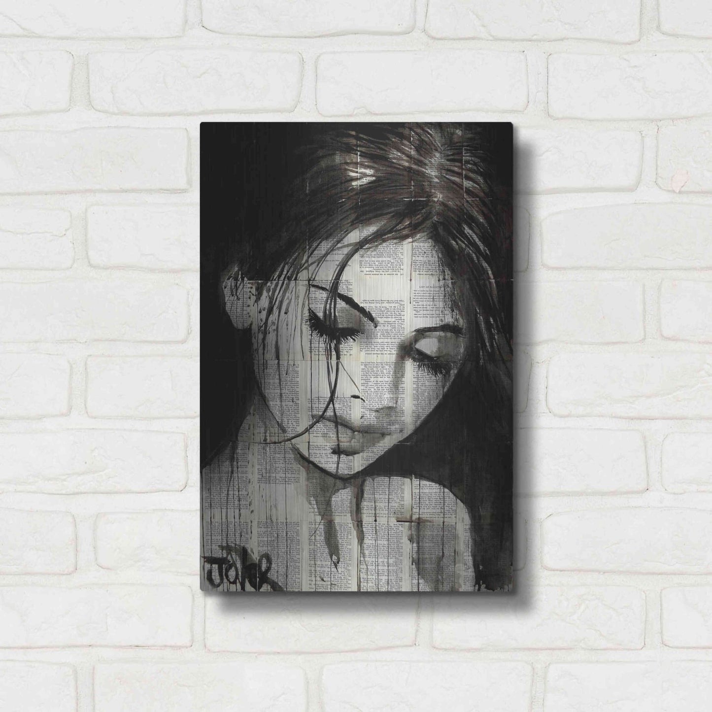 Luxe Metal Art 'Wild Daisy' by Loui Jover, Metal Wall Art,12x16