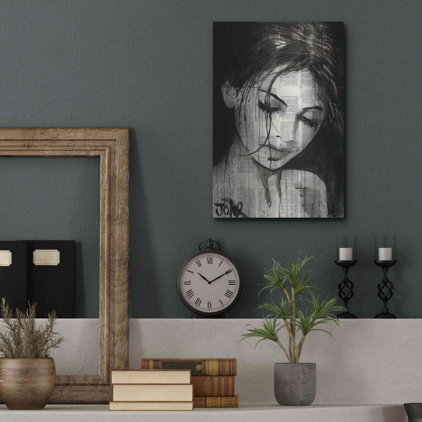 Luxe Metal Art 'Wild Daisy' by Loui Jover, Metal Wall Art,12x16