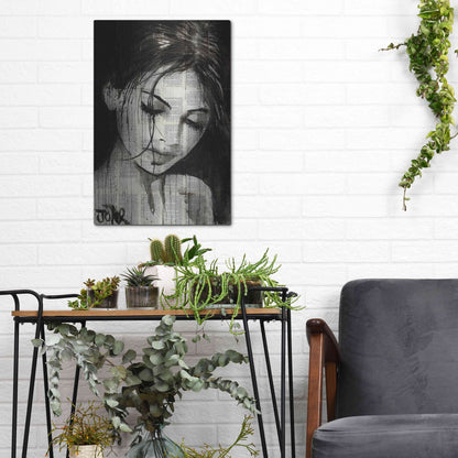 Luxe Metal Art 'Wild Daisy' by Loui Jover, Metal Wall Art,12x16