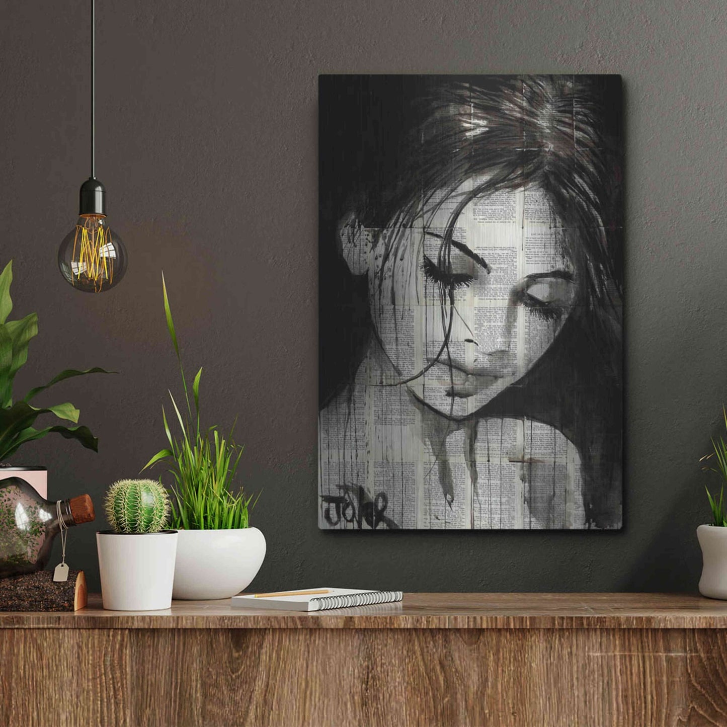 Luxe Metal Art 'Wild Daisy' by Loui Jover, Metal Wall Art,12x16