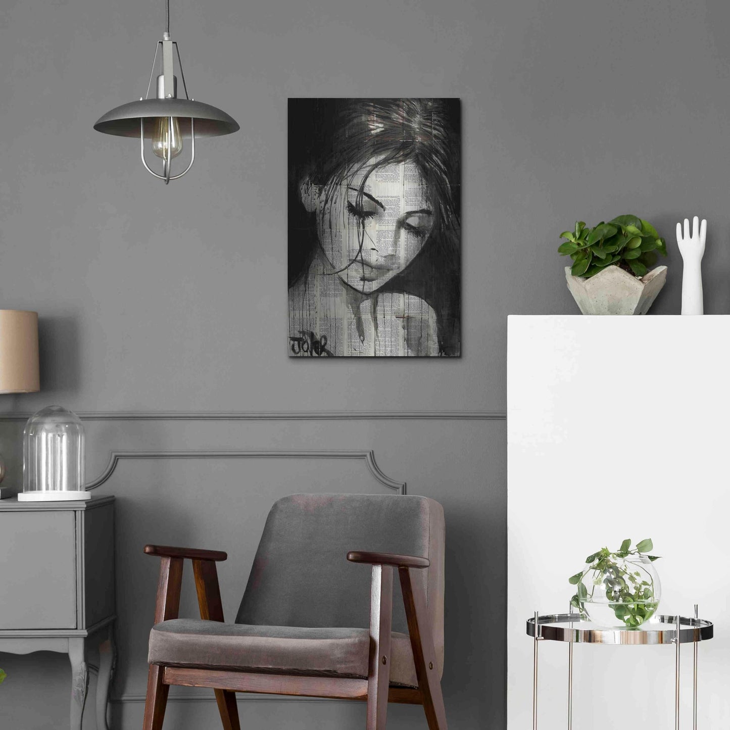 Luxe Metal Art 'Wild Daisy' by Loui Jover, Metal Wall Art,16x24