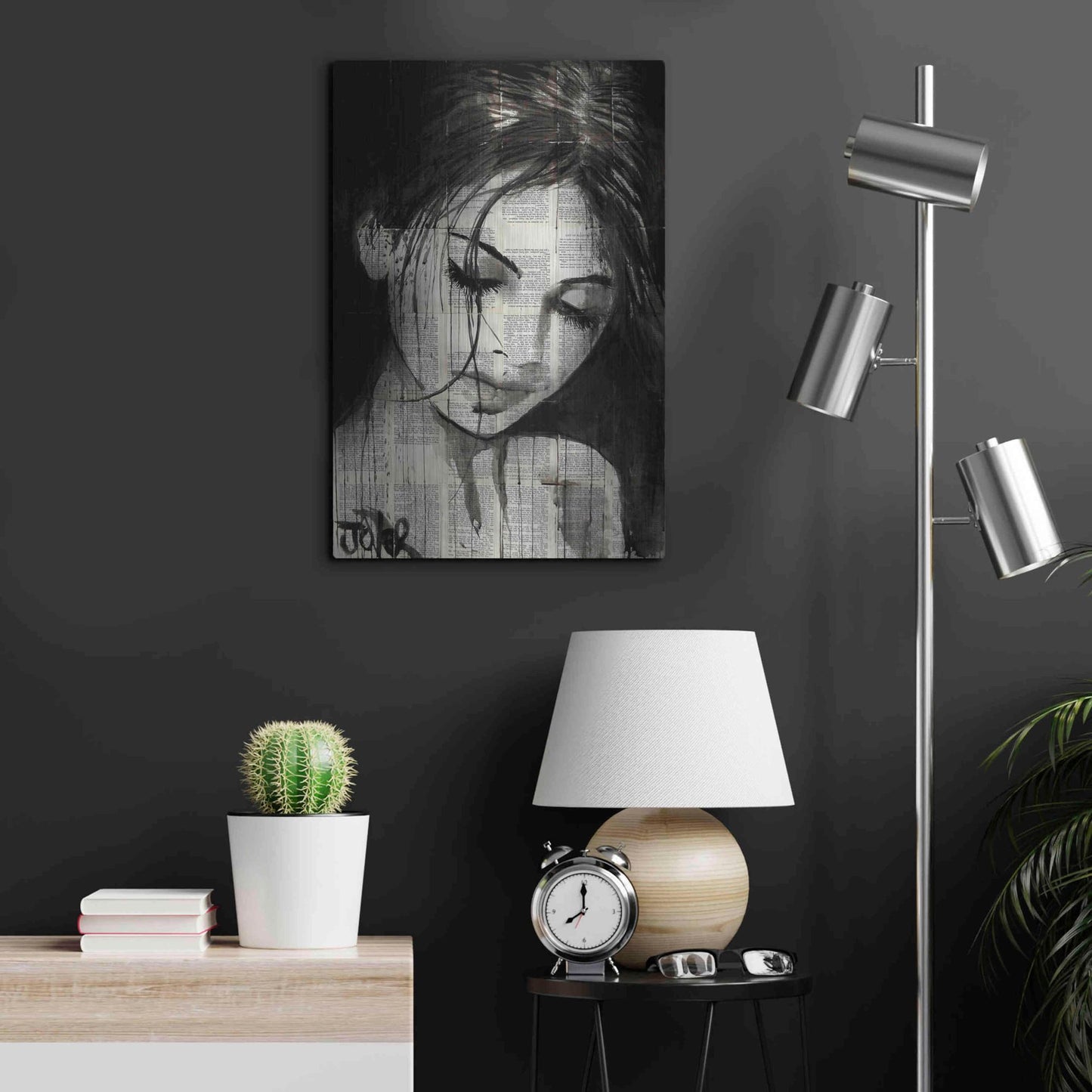 Luxe Metal Art 'Wild Daisy' by Loui Jover, Metal Wall Art,16x24