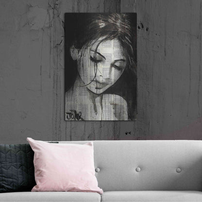 Luxe Metal Art 'Wild Daisy' by Loui Jover, Metal Wall Art,24x36