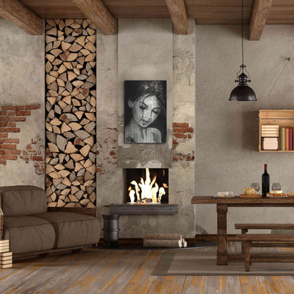 Luxe Metal Art 'Wild Daisy' by Loui Jover, Metal Wall Art,24x36