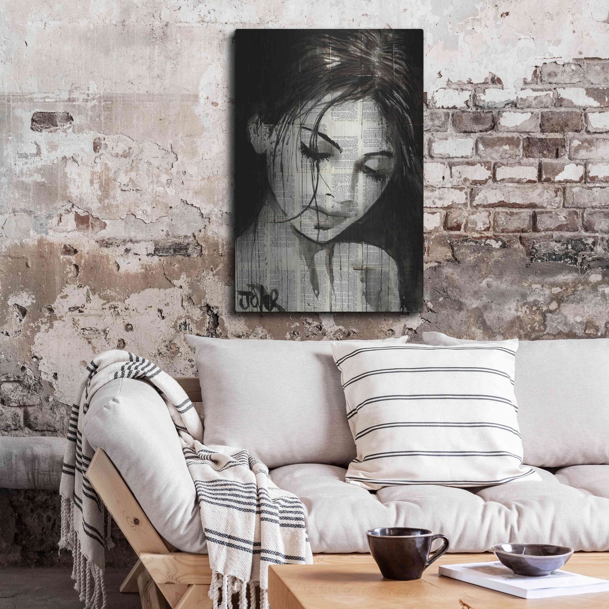 Luxe Metal Art 'Wild Daisy' by Loui Jover, Metal Wall Art,24x36