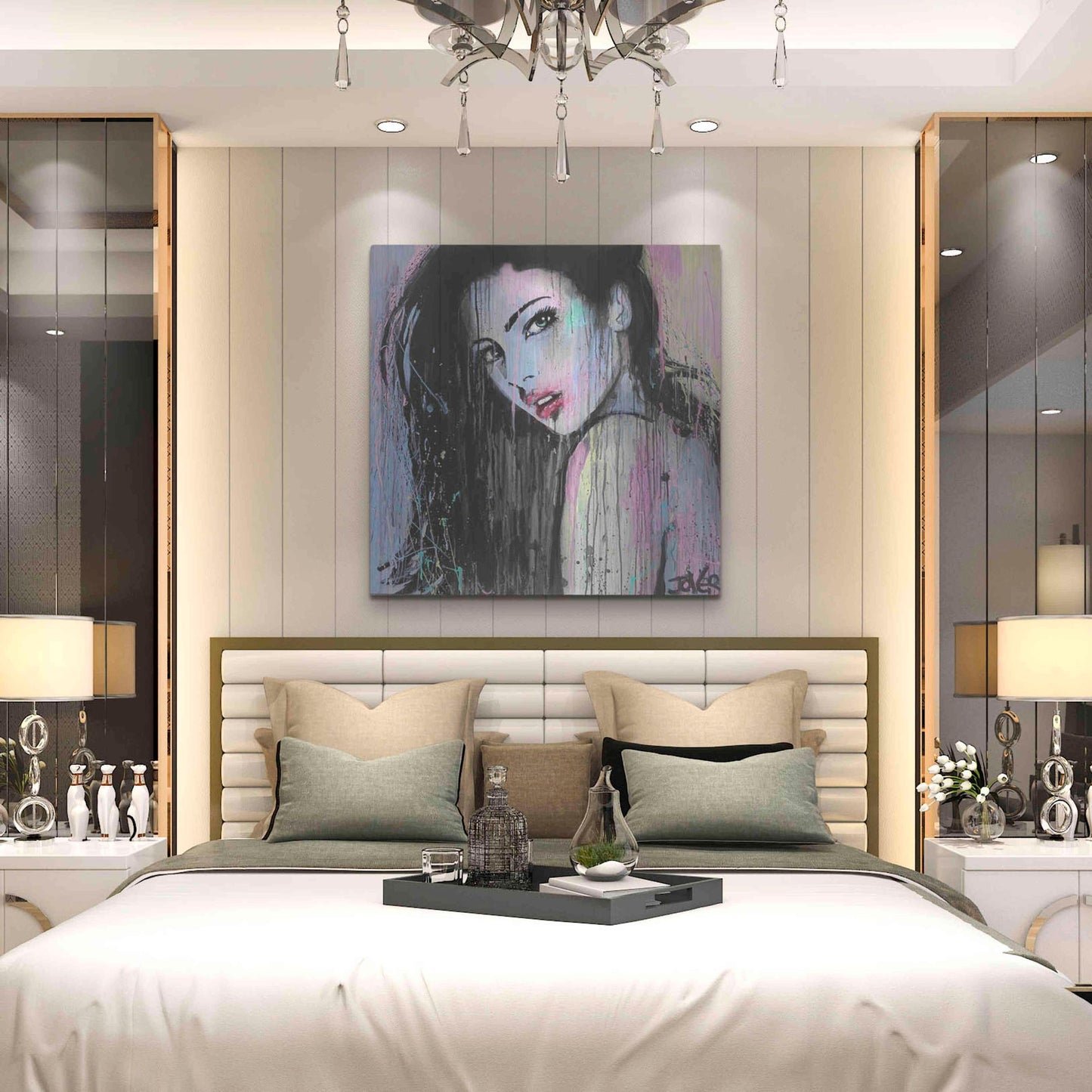 Luxe Metal Art 'Wild Orchid' by Loui Jover, Metal Wall Art,36x36