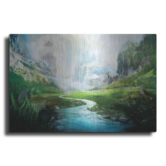 'Peaceful River' by Jonathan Lam, Metal Wall Art