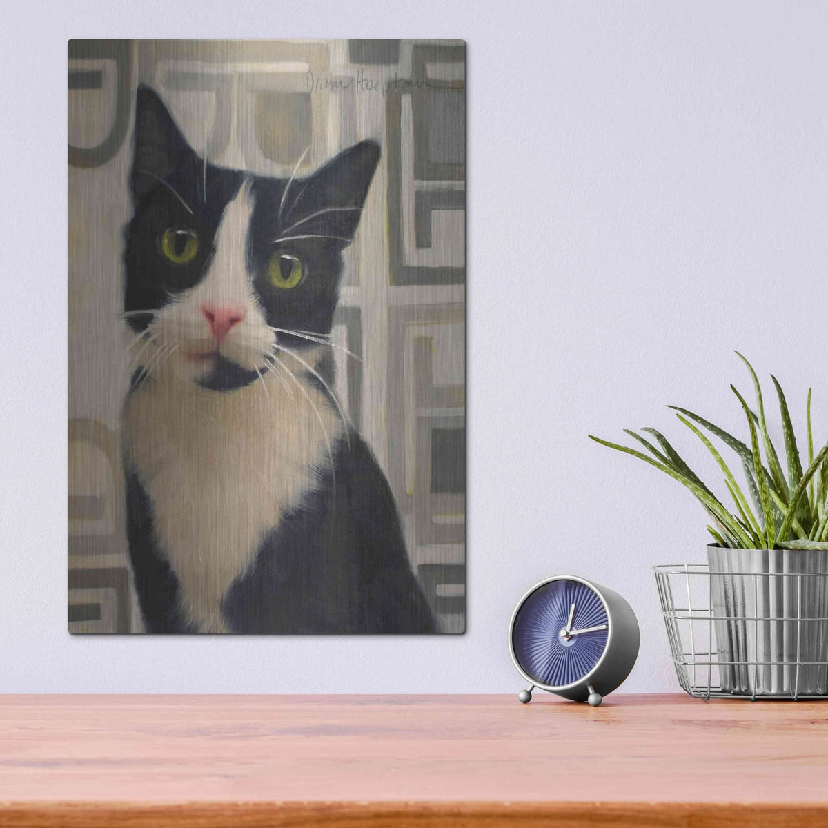 'I’m Listening' by Diane Hoeptner – Metal Wall Art, 12x16 room view