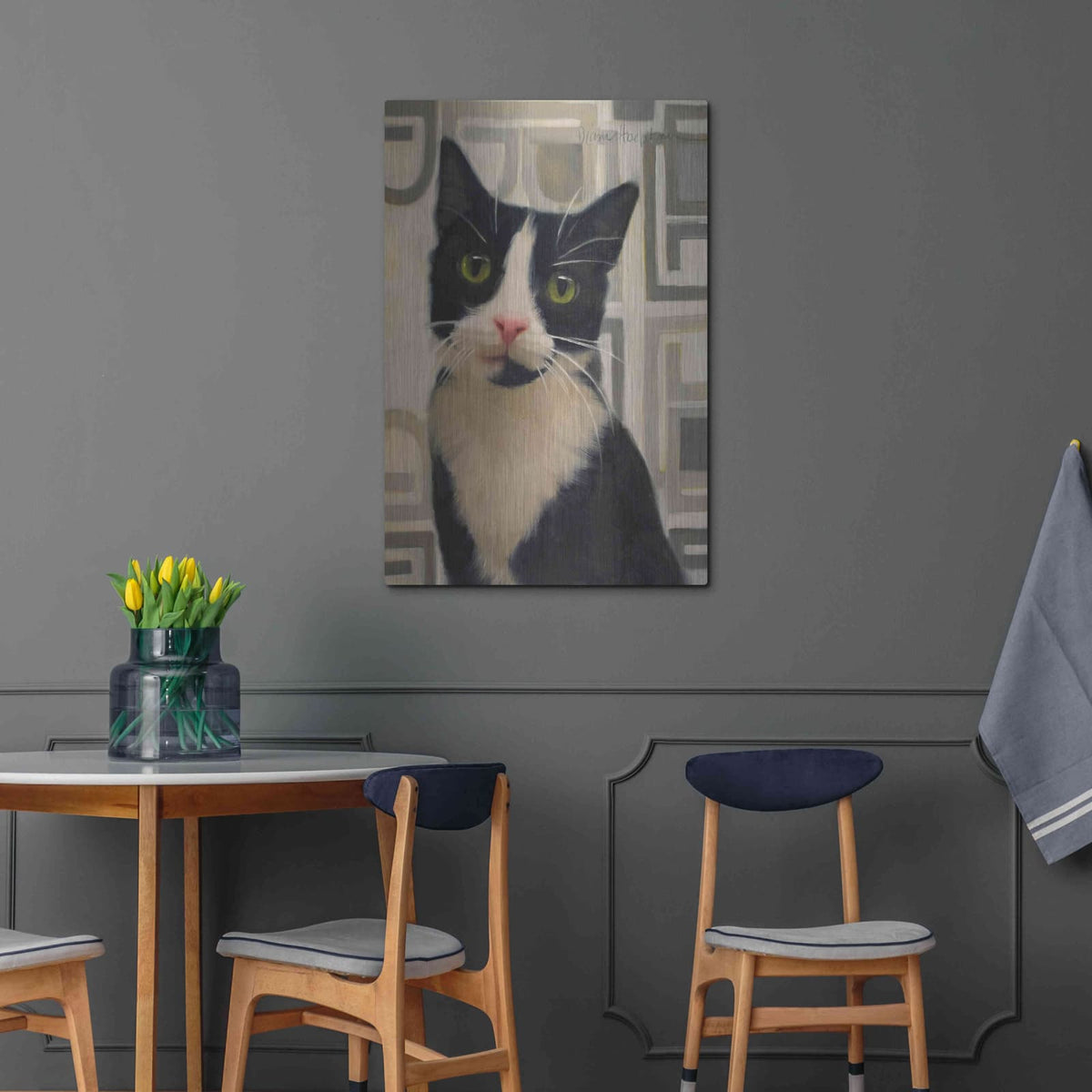 'I’m Listening' by Diane Hoeptner – Metal Wall Art, 24x36 room view
