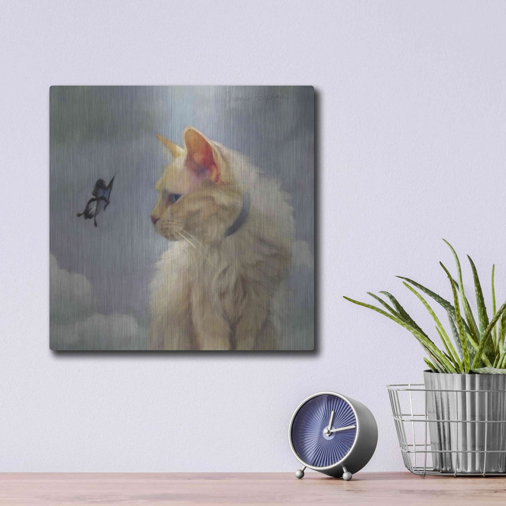 'The Greeter' by Diane Hoeptner – Metal Wall Art, 12x12 room view