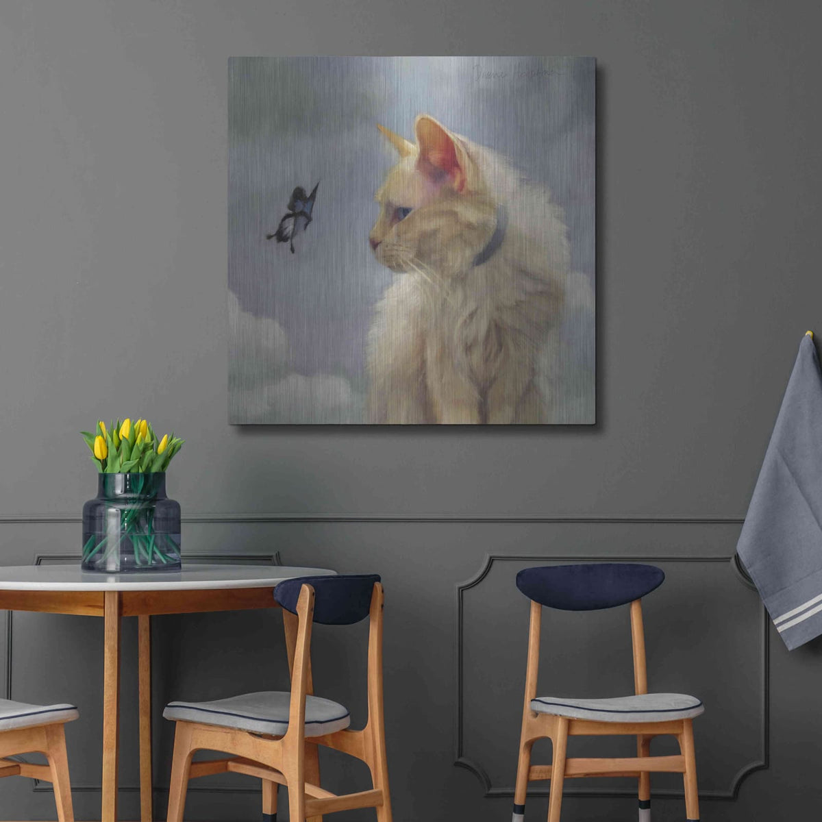 'The Greeter' by Diane Hoeptner – Metal Wall Art, 36x36 room view