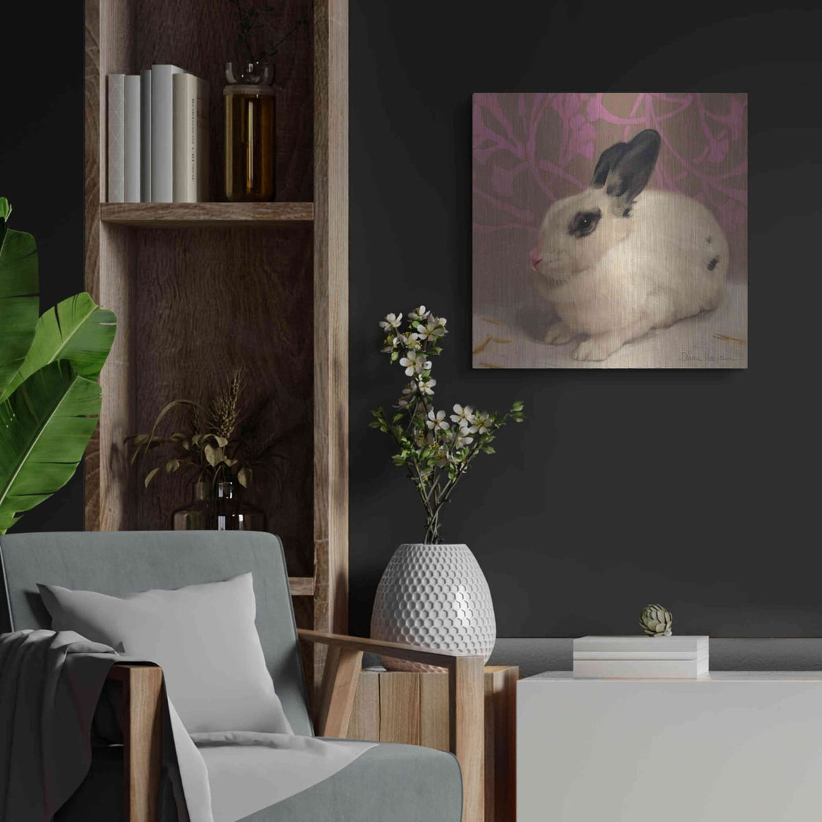'The Sage' by Diane Hoeptner – Metal Wall Art, 24x24 room view