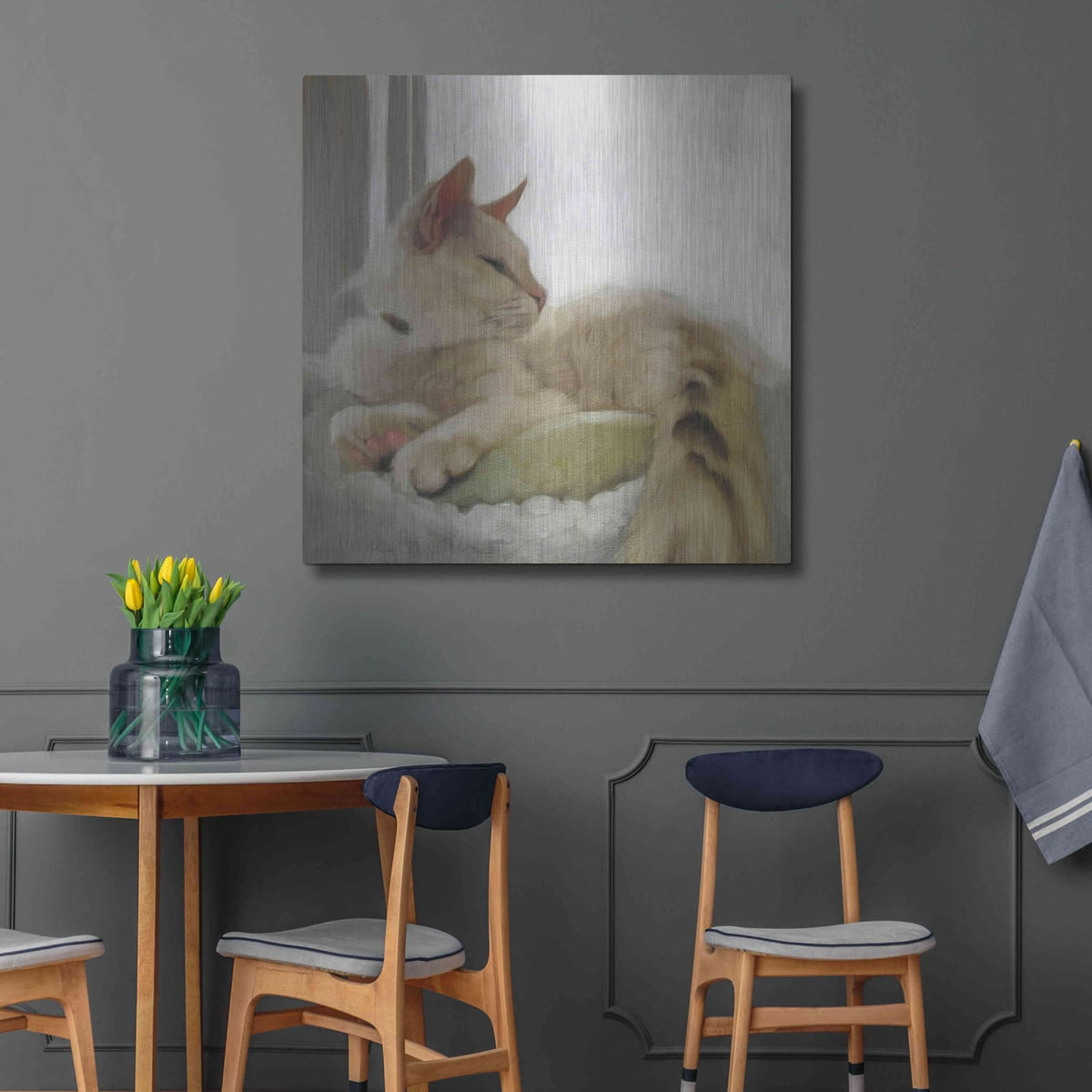 'Through the Window' by Diane Hoeptner – Metal Wall Art, 36x36 room view