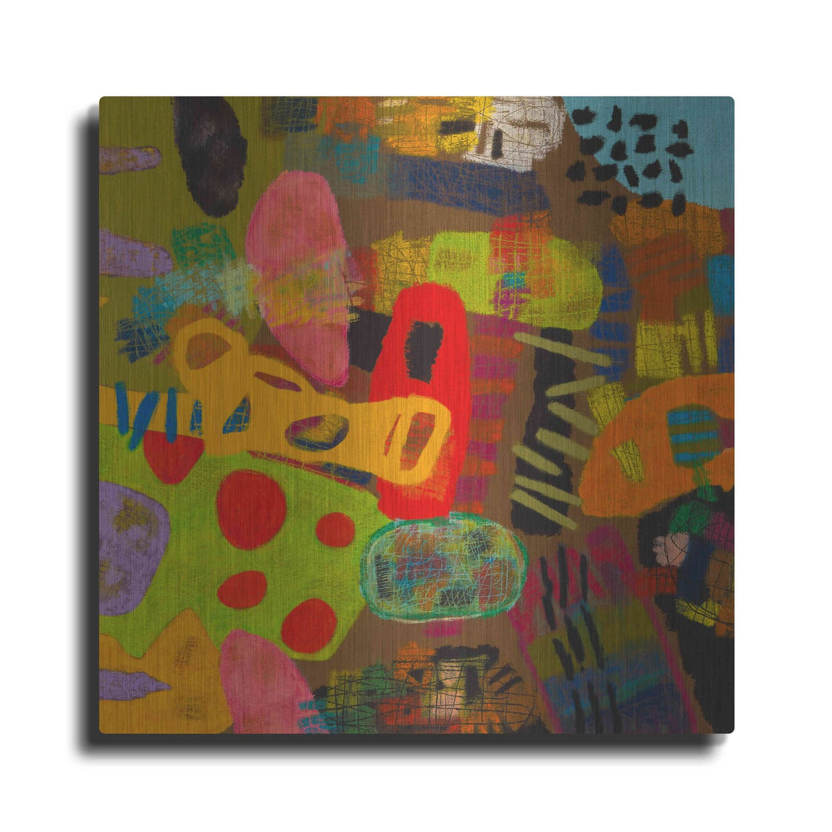 'Conversations in the Abstract 19' by Downs – Metal Wall Art