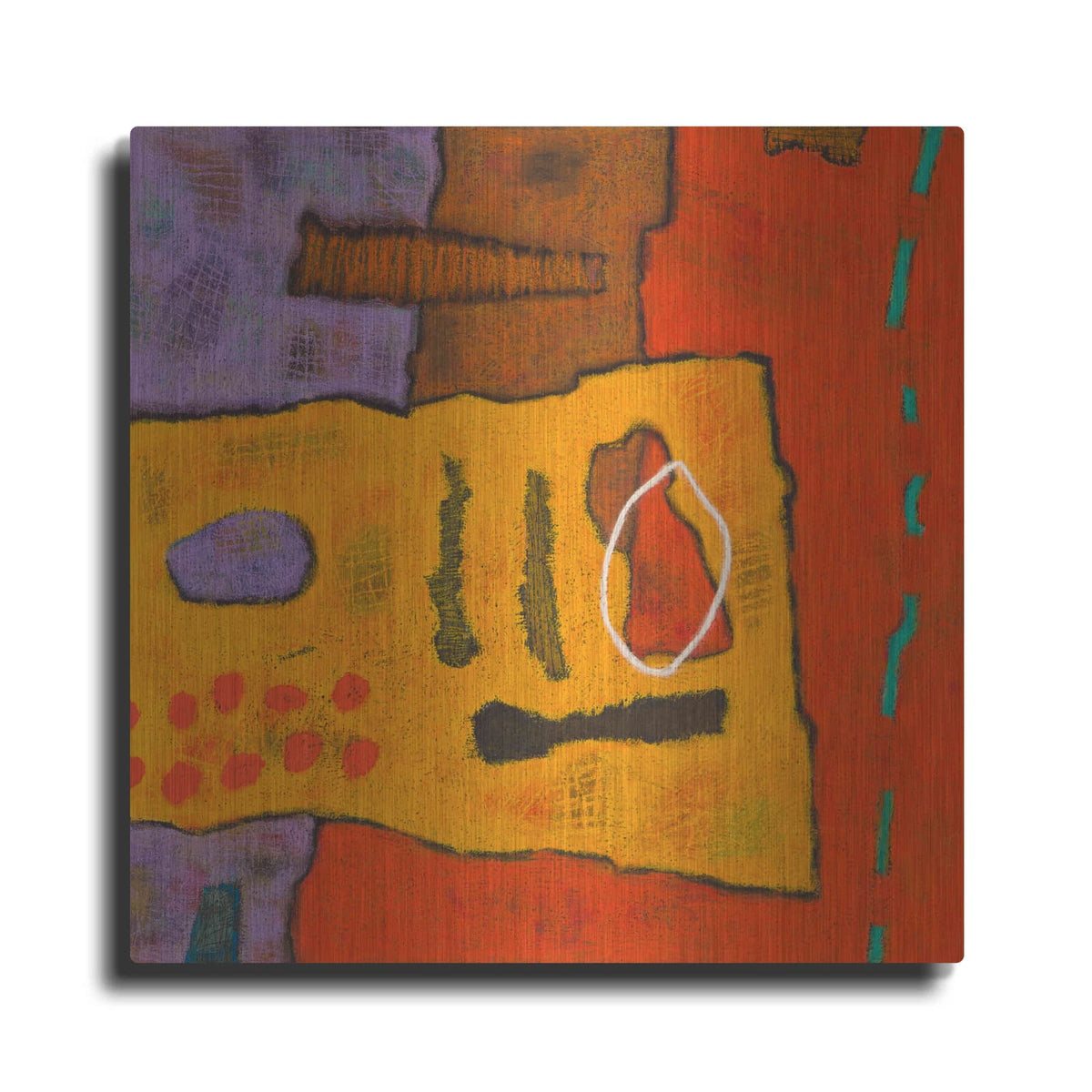 'Conversations in the Abstract 21' by Downs – Metal Wall Art