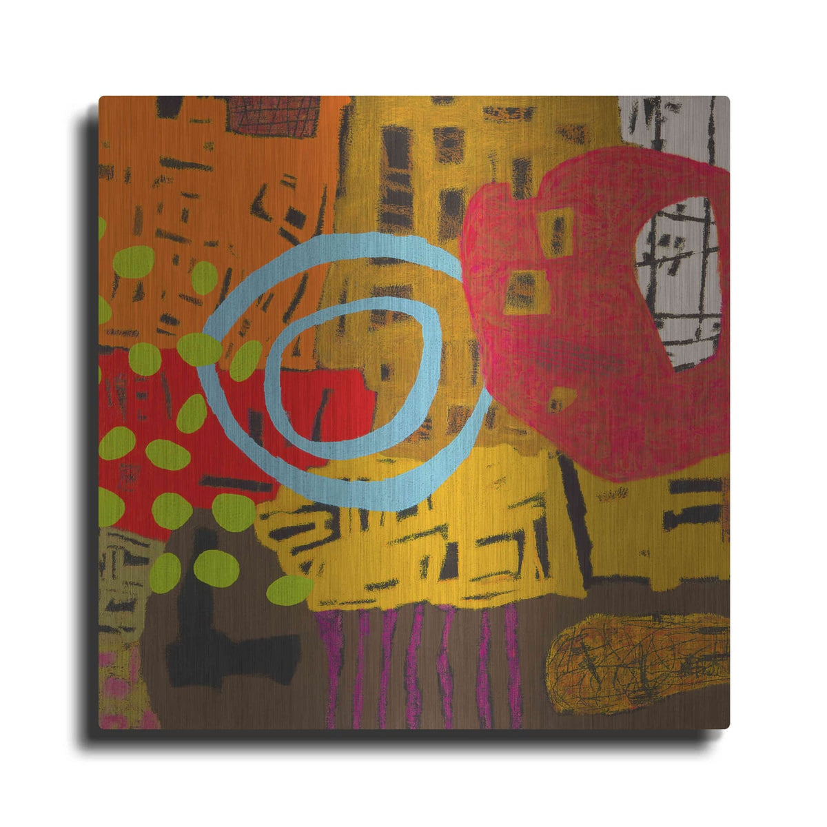 'Conversations in the Abstract 28' by Downs – Metal Wall Art