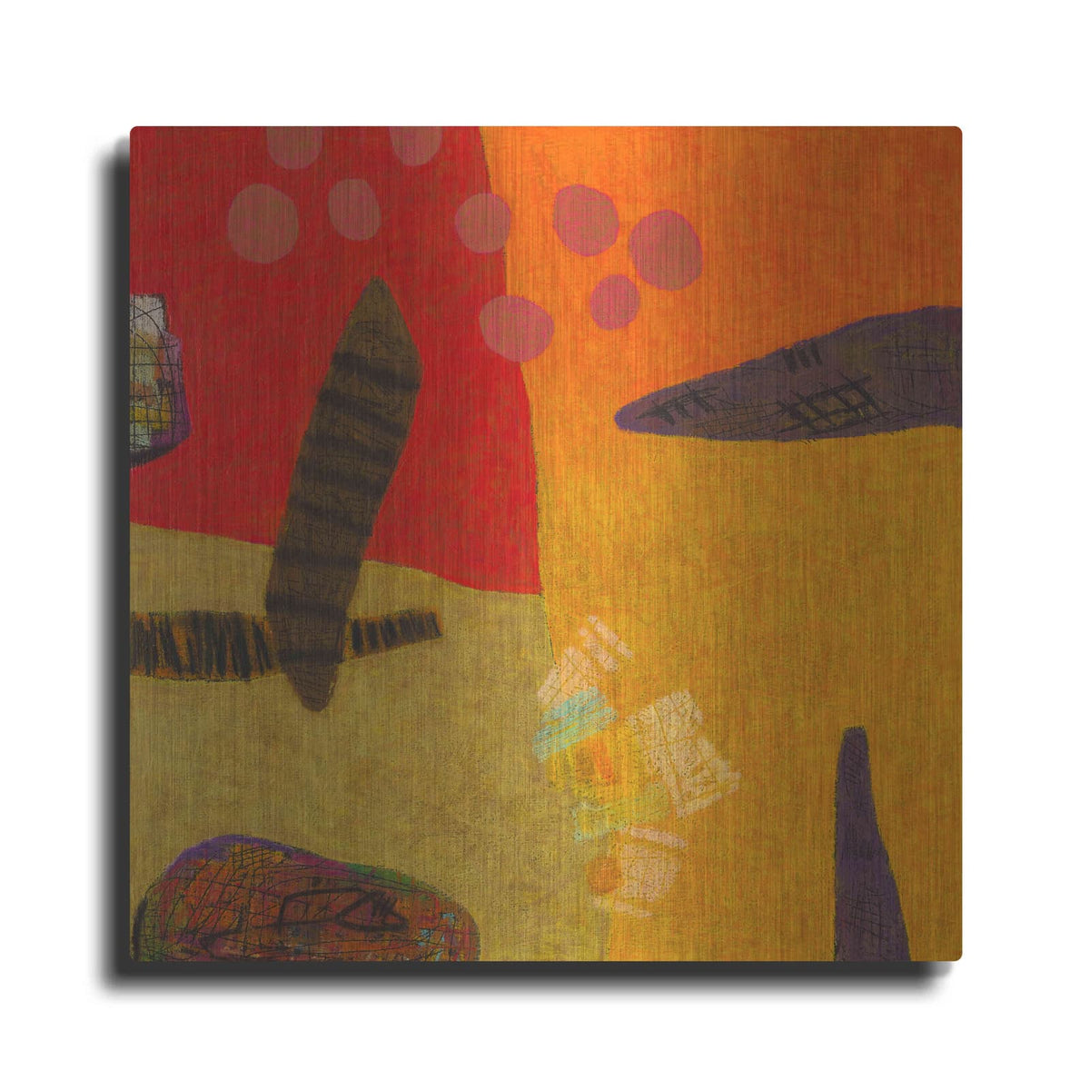 'Conversations in the Abstract 29' by Downs – Metal Wall Art