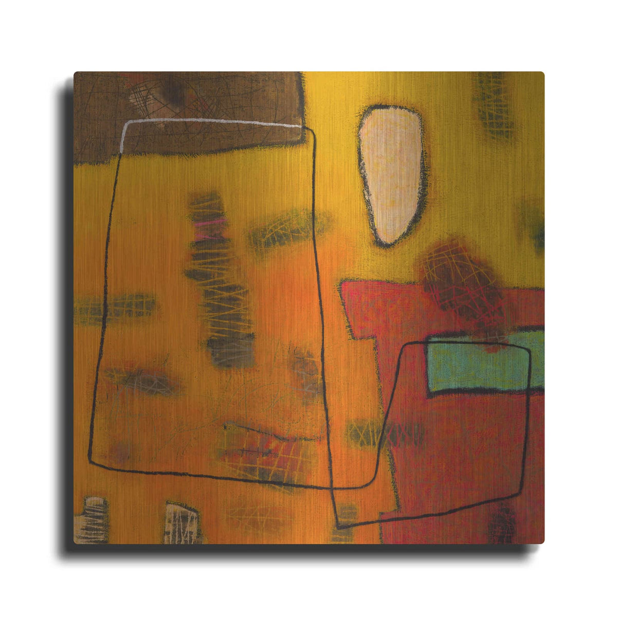 'Conversations in the Abstract 31' by Downs – Metal Wall Art