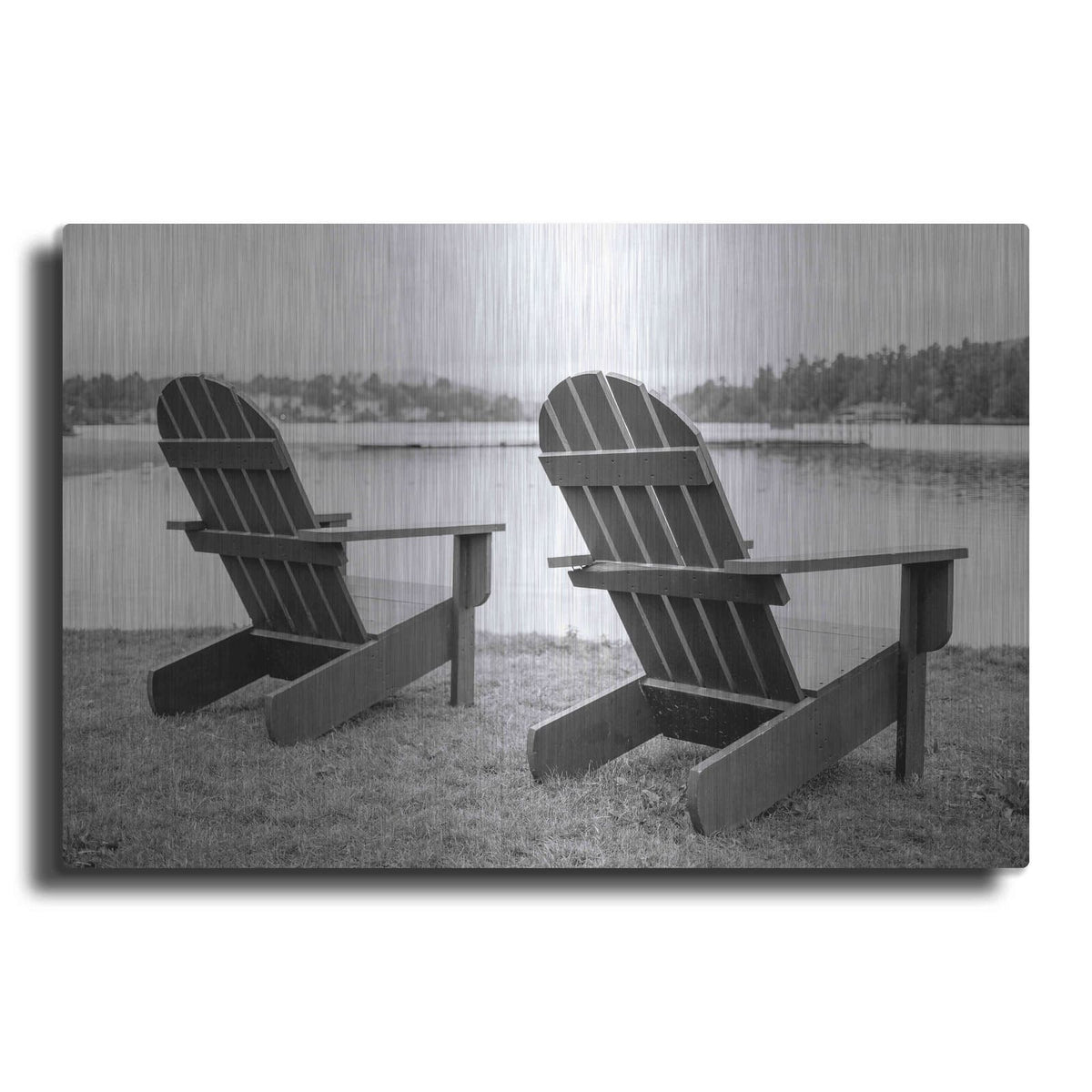 'Relaxing at the Lake' by Edward M. Fielding – Metal Wall Art