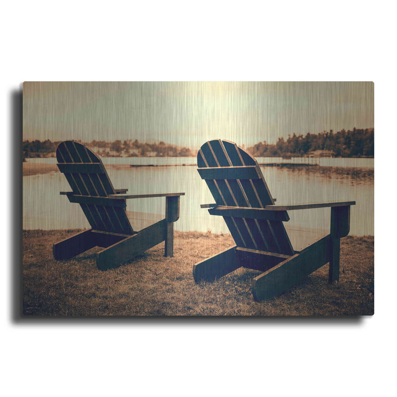 'At the Lakes' by Edward M. Fielding – Metal Wall Art