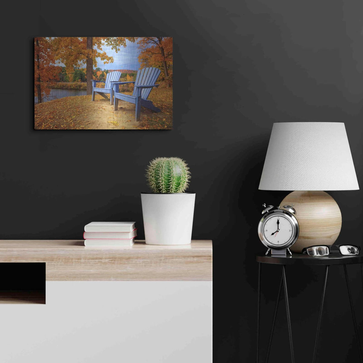 'Autumn Splendor' by Edward M. Fielding – Metal Wall Art, 24x16 room view