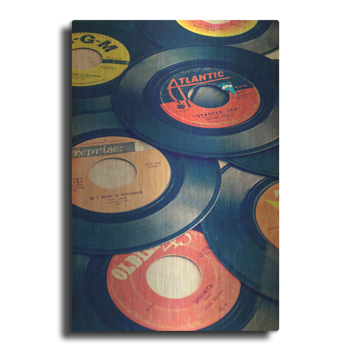 'Old Records' by Edward M. Fielding – Metal Wall Art