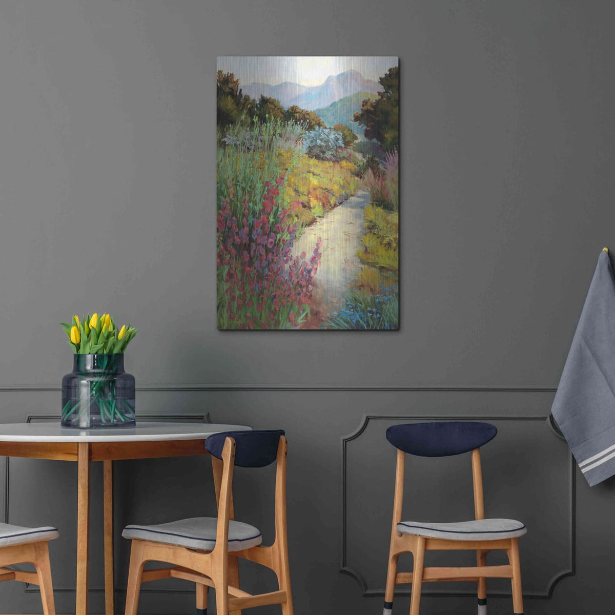 'Garden Path' by Ellie Freudenstein – Metal Wall Art, 24x36 room view
