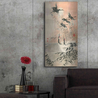 Luxe Metal Art 'Meet At Sunrise' by River Han, Metal Wall Art,24x48