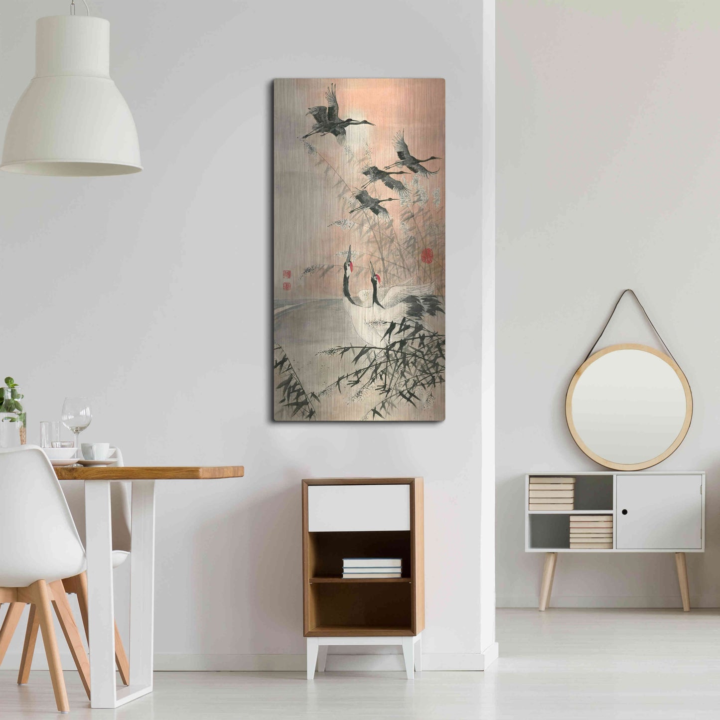 Luxe Metal Art 'Meet At Sunrise' by River Han, Metal Wall Art,24x48