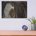 'Blue' by Lisa Dearing – Metal Wall Art, 16x12 room view