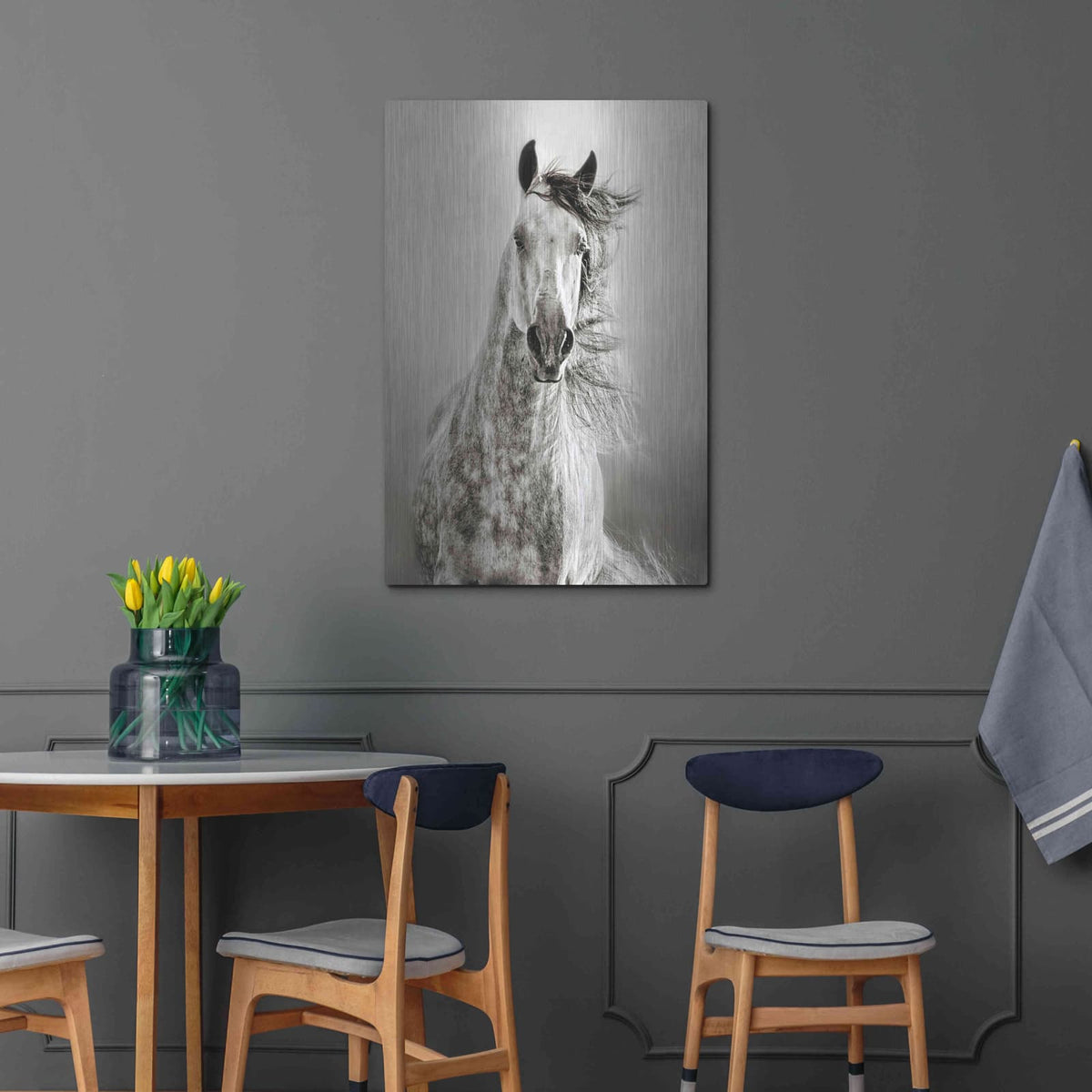 'Caballo de Andaluz' by Lisa Dearing – Metal Wall Art, 24x36 room view