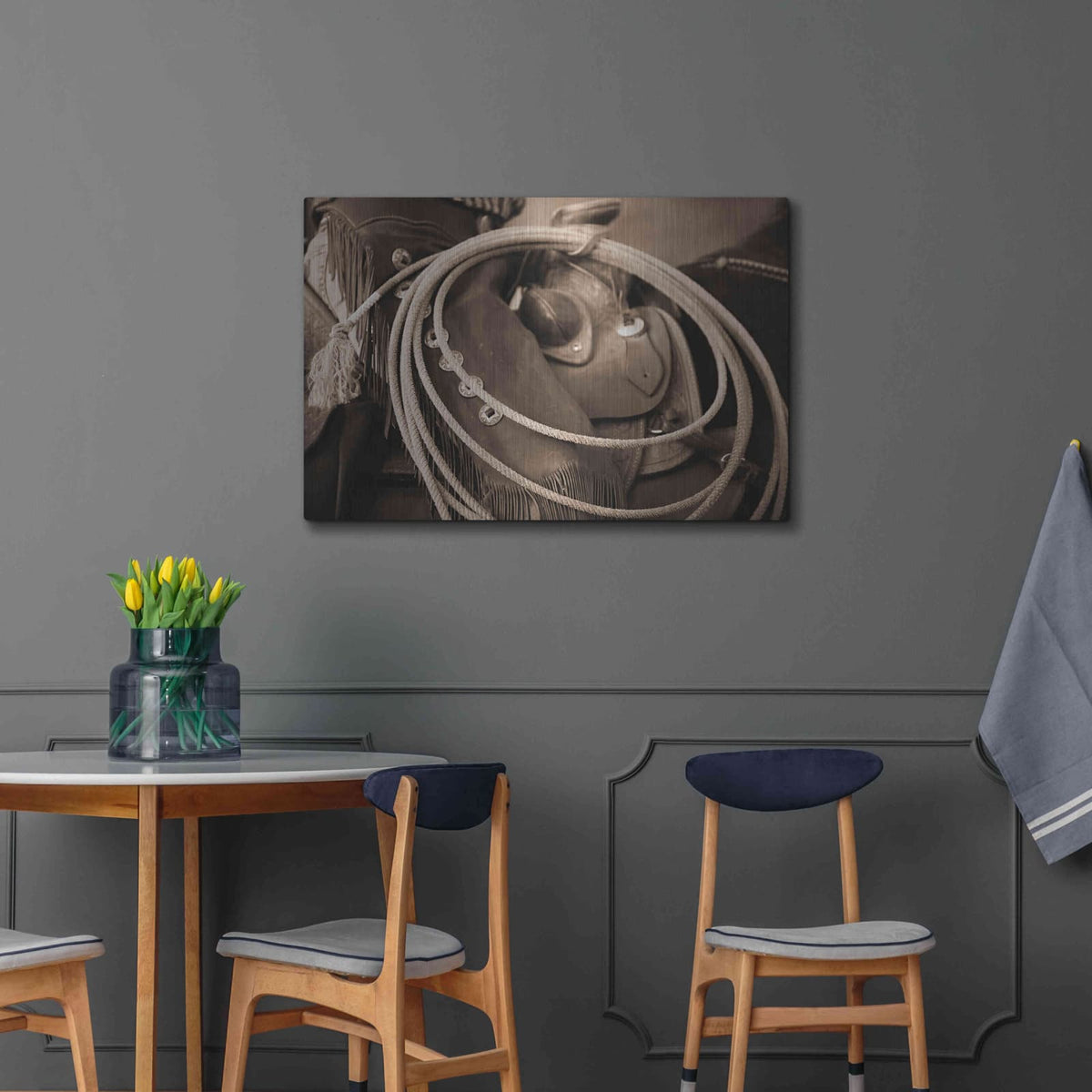 'Cowgirls Lasso' by Lisa Dearing – Metal Wall Art, 36x24 room view