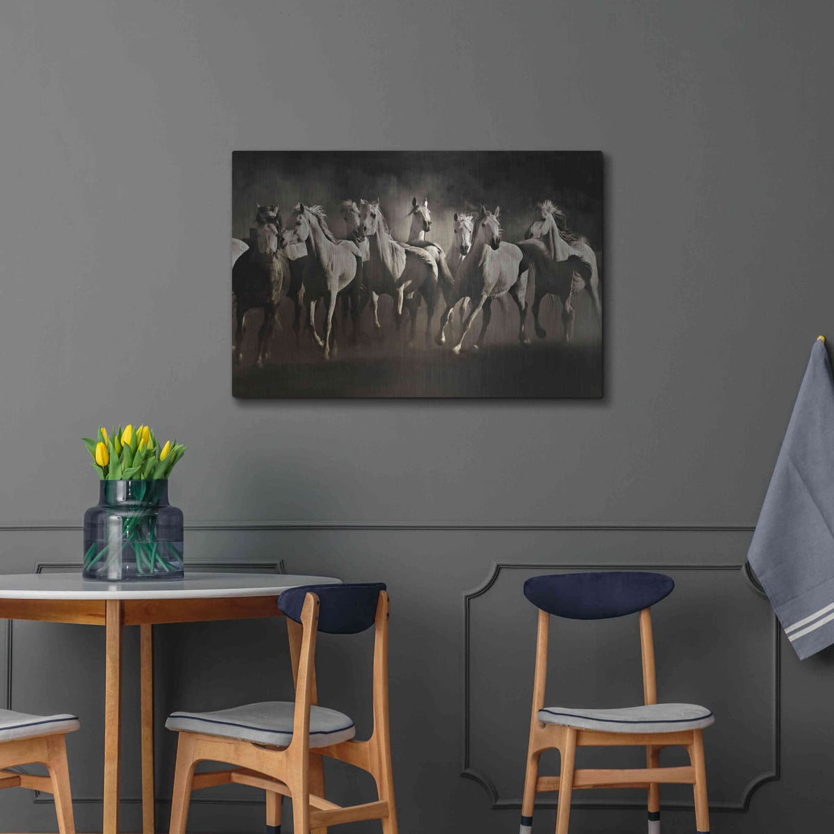 'Dream Horses' by Lisa Dearing – Metal Wall Art, 36x24 room view