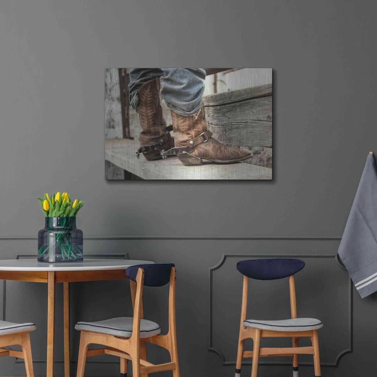 'Like a Second Skin' by Lisa Dearing – Metal Wall Art, 36x24 room view
