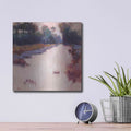 'Coral Dawn' by Madeline Dukes – Metal Wall Art, 12x12 room view