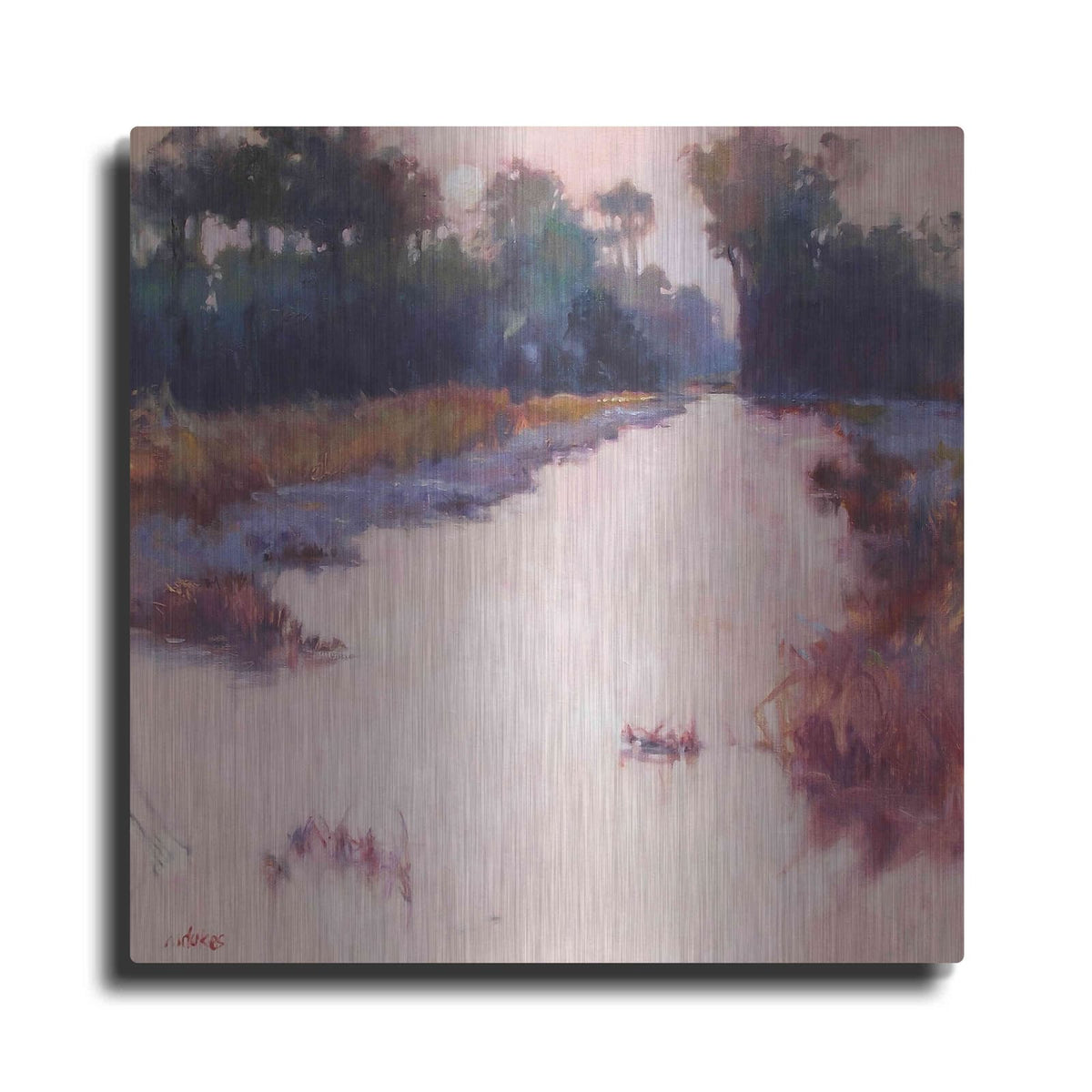 'Coral Dawn' by Madeline Dukes – Metal Wall Art